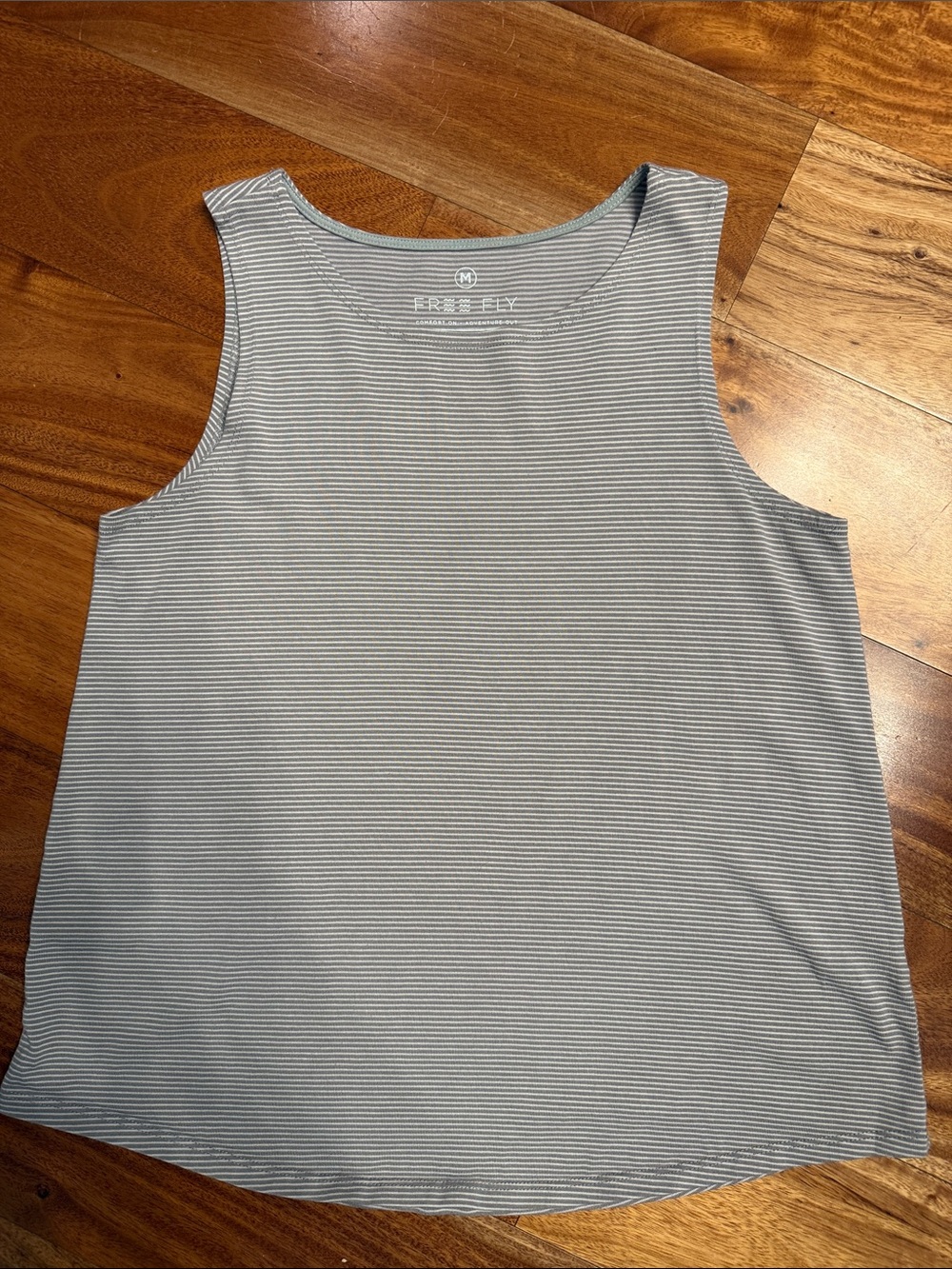 Freefly appearal Striped Tank Top in Light tan-Gray